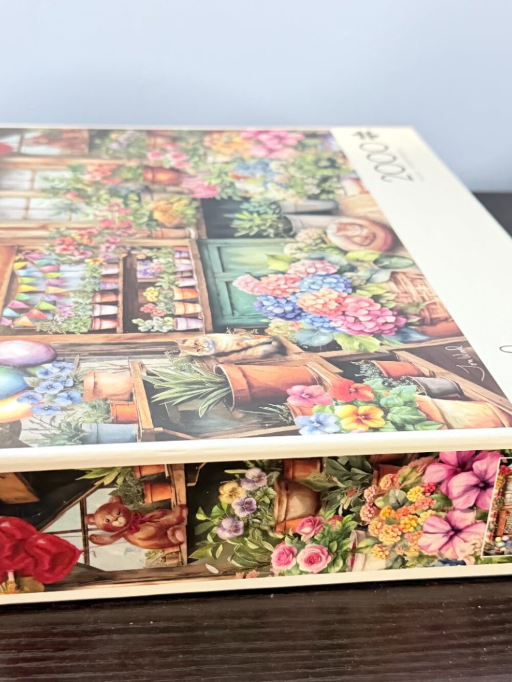 Buffalo Games--Tom Wood "The Flower Shop" 2000pc Jigsaw Puzzle--Used - Picture 6 of 7